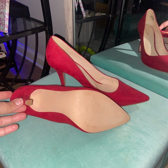 Nine West Cherry 🍒 Red Heels - Picture 3 of 3